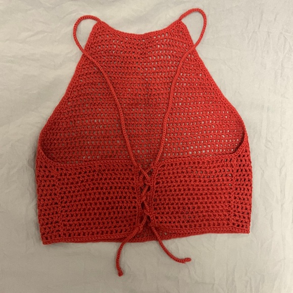 HAND KNITTED SET TOP AND SKIRT - XS - Picture 6 of 17